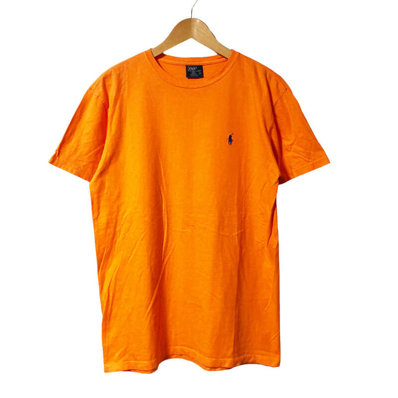 Polo by Ralph Lauren ポロバイラルフローレン Tシャツ ポニー刺繍 半袖 S オレンジ メンズ A20