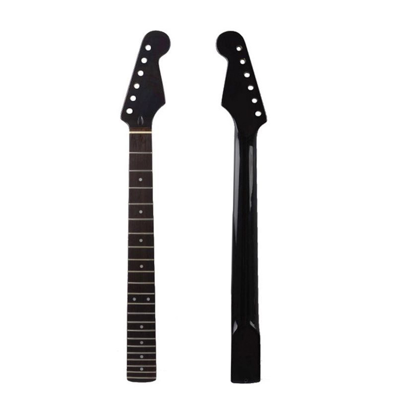 エレキギターネック STタイプ ストラト交換用ネック ローズウッド指板 22フレット フィンガーボード ギターパーツ MU1590