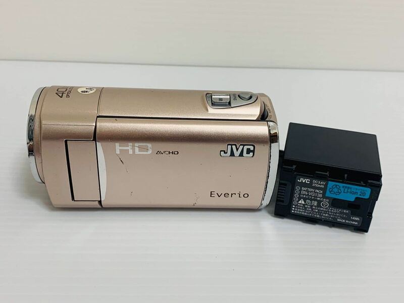 JVC Everio エブリオ GZ-HM670-N デジタルビデオカメラ KONICA MINOLTA HD LENS 40x OPTICAL Zoom/AF f=2.9-116mm 1:1.8