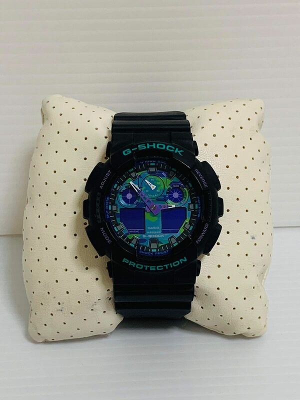 CASIO カシオ　G-SHOCK ジーショック　　GA-100BL メンズ 腕時計