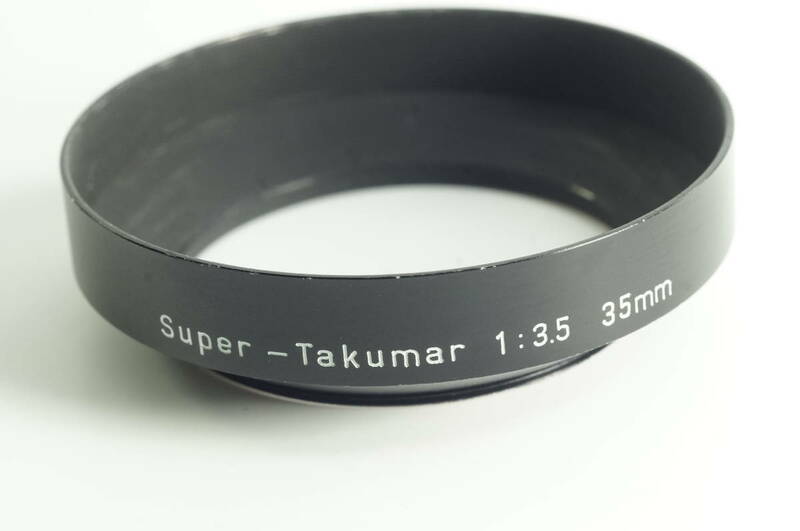 RBGF02『送料無料 キレイ』PENTAX Super-Takumar 35mm F3.5 49mm径 ペンタックス アルミ製レンズフード