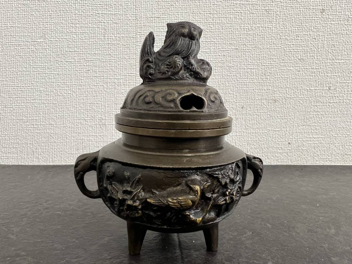 ct3320　置物　真鍮製　香炉　工芸品