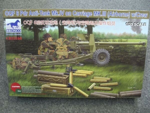 233 CB35168 1/35英6ポンド対戦車砲+人形セット B2　ブロンコ