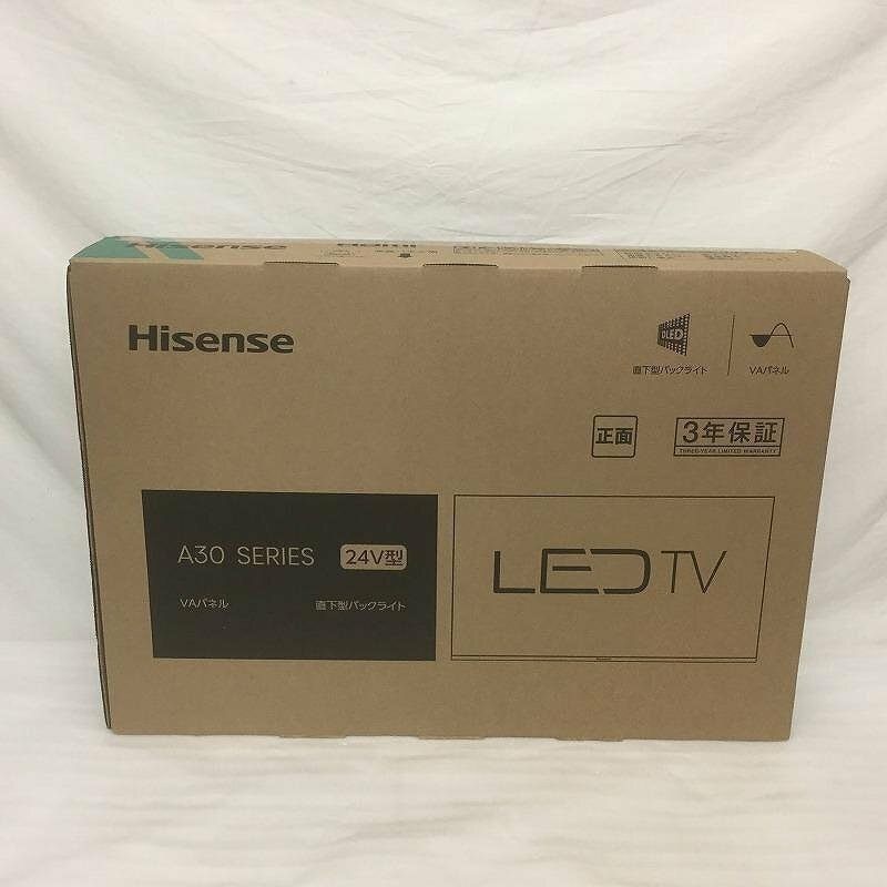 【未開封】 ハイセンス / Hisense ハイビジョン液晶テレビ 24A30H 2023年製 24インチ 30014896