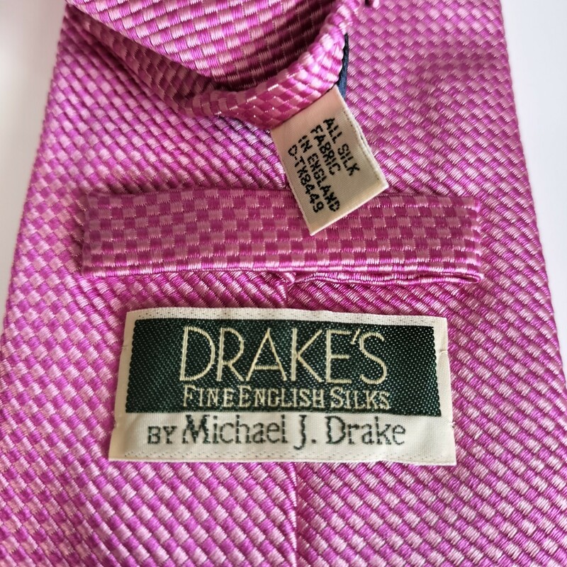 Drake's（ドレイクス）②ピンクネクタイ 