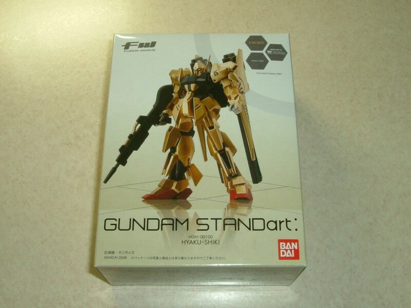 バンダイ　FW GUNDAM STANDart　MSN-00100 百式　ガンダムスタンダート　食玩 フィギュア 未開封 機動戦士Zガンダム