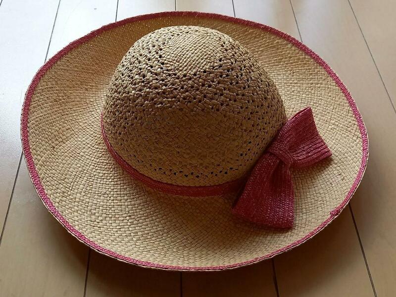 麦わら帽子　54㎝　日本製　女児　ガールズ