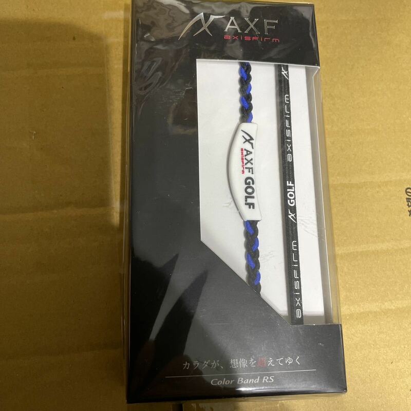 送料無料　新品未使用　AXF アクセフ カラーバンド　RS ネックレス　45.0㎝　ブルー　日本製