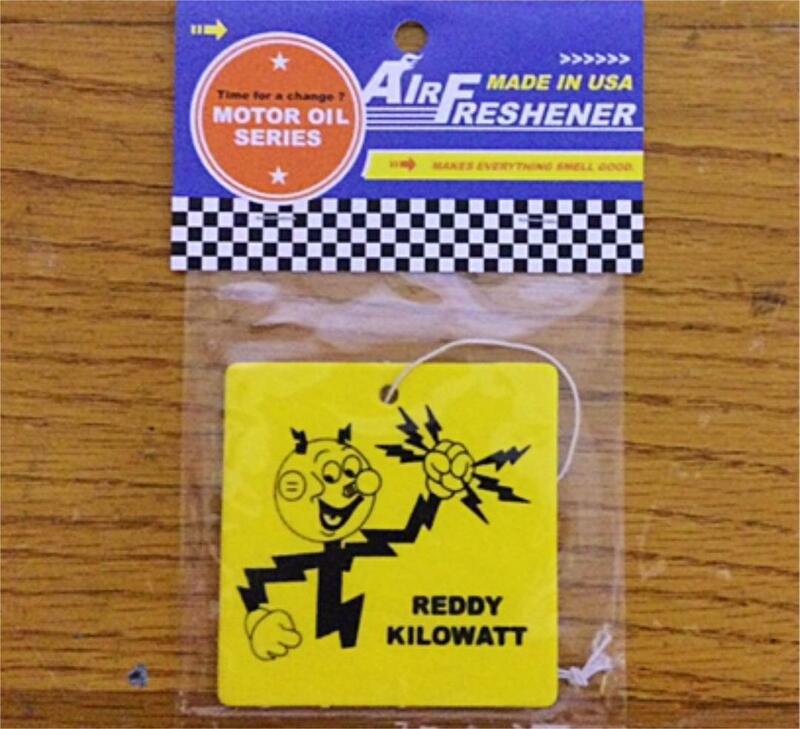 エアフレッシュナー/Reddy Kilowatt レディキロワット 芳香剤 消臭剤 カーアクセサリー アメリカン雑貨 世田谷ベースグッズ アメキャラ 車