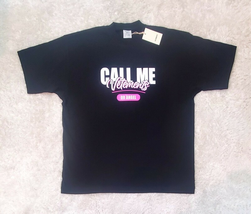 【SALE】 VETEMENTS ヴェトモン Tシャツ Call Me Vetements Or Angel XS ￥72,600 UA53TR130B