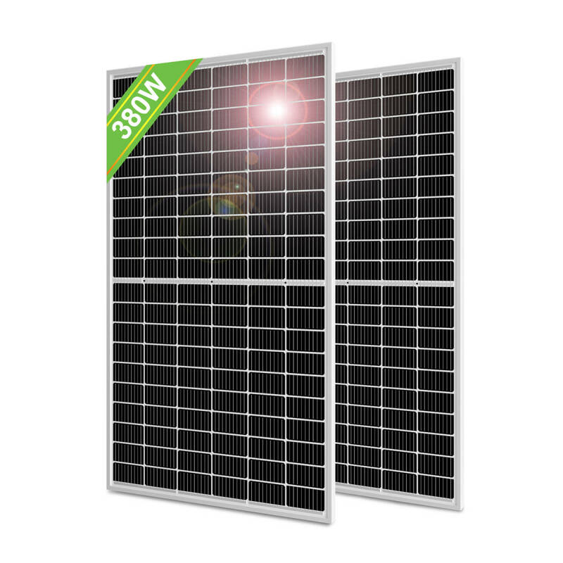 新品 380W 2枚セット PERC 単結晶 ソーラーパネル 変換効率22% 高性能 全並列 太陽光パネル 太陽光チャージ 省エネルギー 災害 LVYUAN