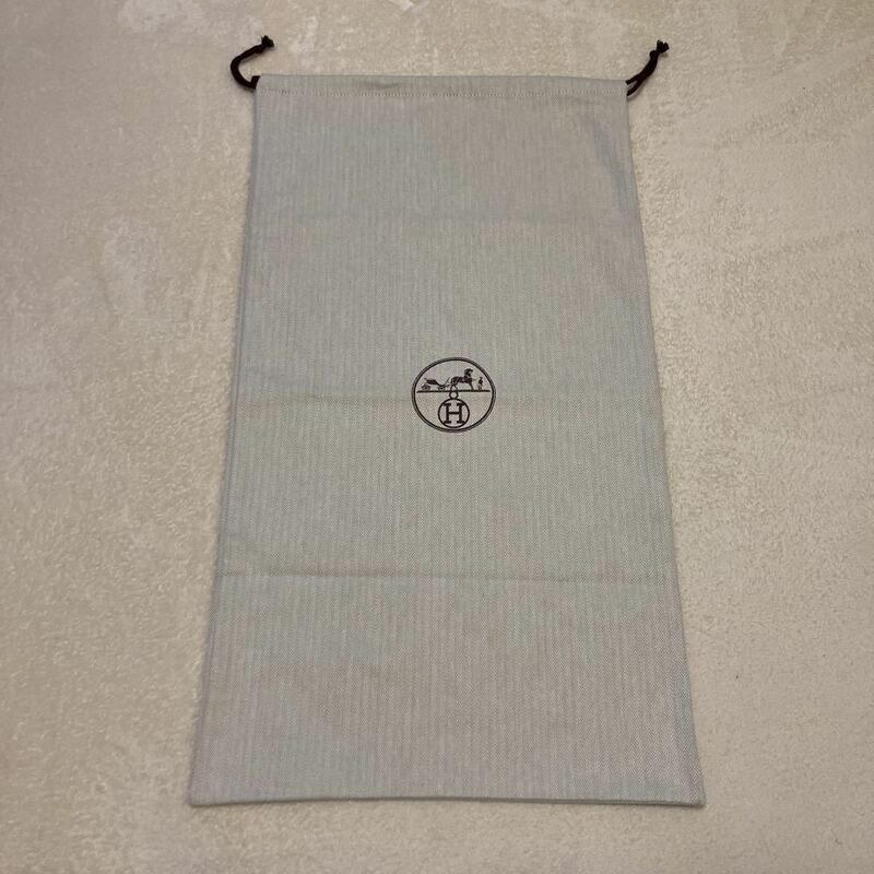エルメス 保存袋 65×35 ヘリンボーン HERMES 布袋　袋　巾着　　　　　　A 5