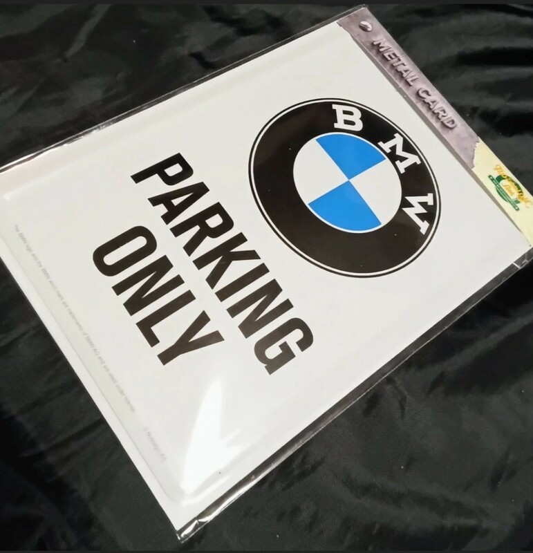 43【ドイツ物】BMW　ミニ　ホーロー　看板　正規品　ミュンヘン入手　ドイツ製です