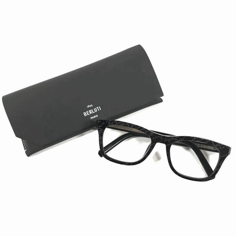 【ベルルッティ】本物 BERLUTI 眼鏡 カリグラフィ BL50004I 度入り サングラス メガネ めがね メンズ レディース 日本製 ケース 送料520円