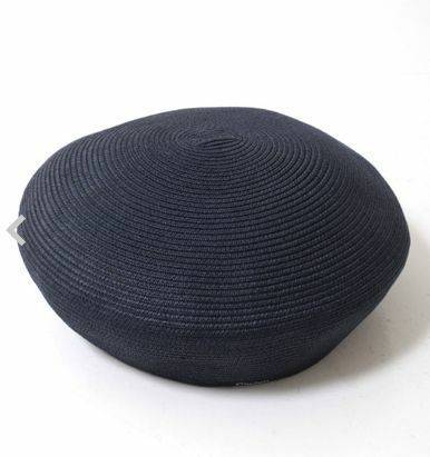 美品 定価1.5万 ORCIVAL オーチバル ストロー ペーパー ベレー帽 ネイビー 紺 オーシバル ベレー マリン