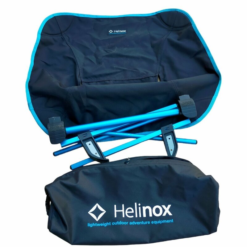 ◆中古品◆Helinox ヘリノックス 1102A アウトドアチェア 折りたたみチェア 椅子 ブラック系 R48889NF