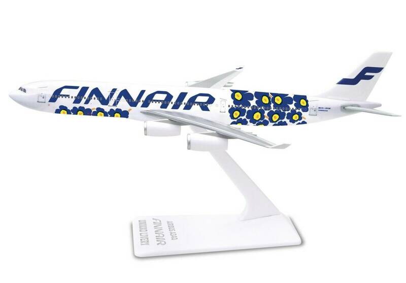 即決！marimekko フィンエアー限定 Finnair フィンランド航空 マリメッコ UNIKKO ウニッコ (A340-300 模型、飛行機)