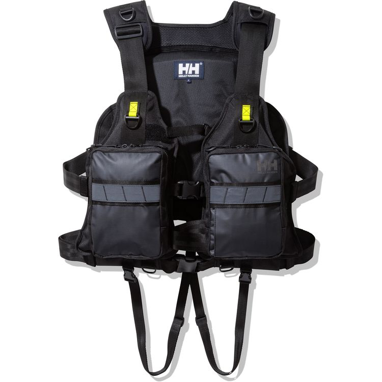 ヘリーハンセン HHアングラーフローティングベスト(メンズ) ブラック フリー #HG12302-K HHAngler Floating Vest HELLY HANSEN 新品 未使用
