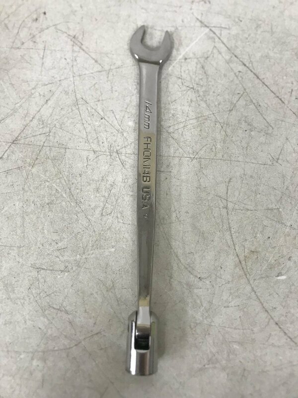 【中古品】★Snap-on フレックスヘッドコンビネーションレンチ(14mm) FHOM14B　ITARY7D87BV4