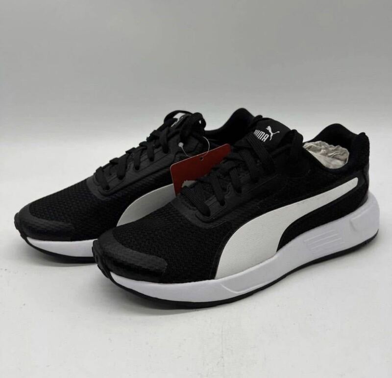 【23cm】新品 PUMA Taper JR BLACK プーマ テイパー ジュニア ブラック スニーカー 箱無し (374240-02) 5180