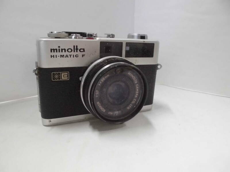 令ご1498木-3/カメラ　minolta　HI-MATIC　F　動作未確認　