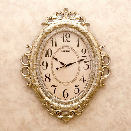 壁時計 壁掛け時計 無音 連続秒針 ウォールクロック ヨーロピアン ビクトリアン調 フランス ニース リゾートホテル ネグレスコ デザイン