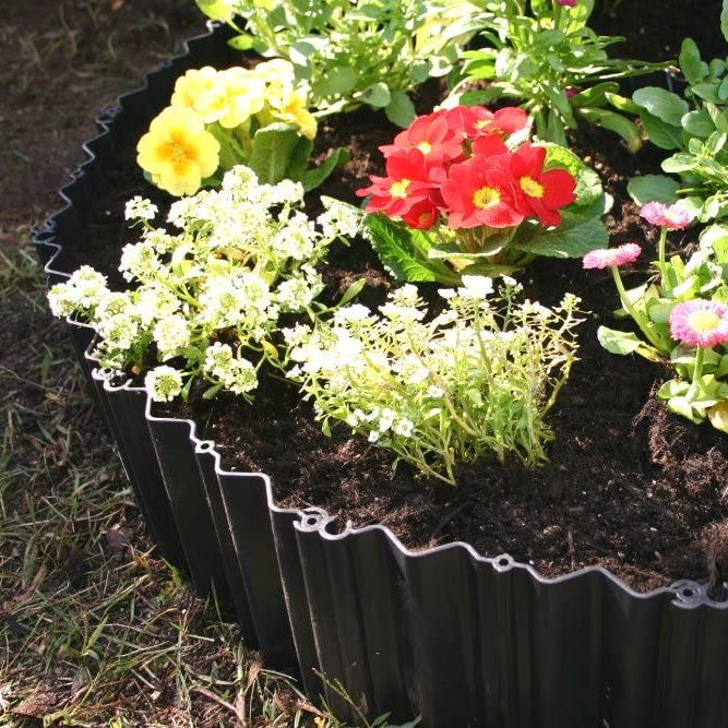 ストッパー 土 園芸 庭 ガーデニング 仕切り 打ち込み 埋める 花壇 庭作り 連結可能 繋げられる 雑草対策 植物 日本製 芝 根止め 簡単