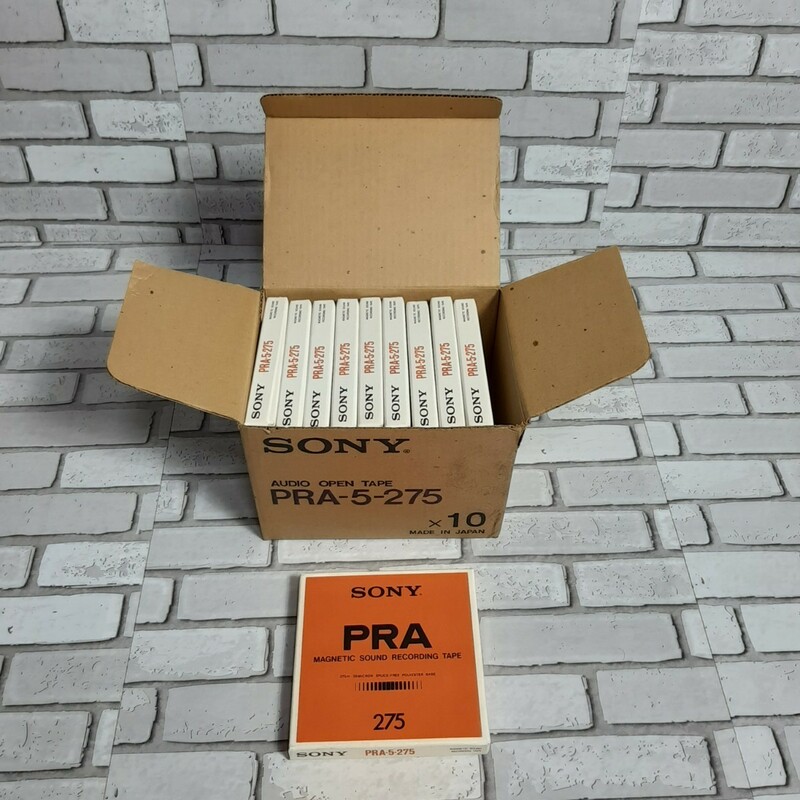 未使用保管品　PRA-5-275　SONY　ソニー　オープンリールテープ　オーディオ　昭和レトロ　アンティーク　管理:12013
