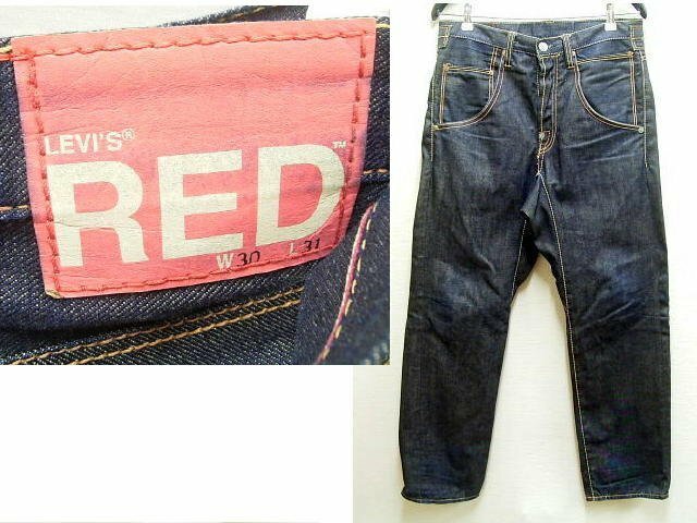 ◇即決[W30]Levi's RED 日本製 Guy's Low Crotch Cinch 2919 サルエル デニム セルビッチ 赤耳 ロークロッチ パンツ■5332