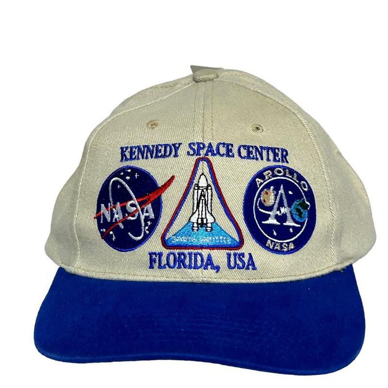 【訳あり品】タグ付き新品　90s KENNEDY SPACE CENTER FLORIDA, USA　キャップ　ヴィンテージ　激レア