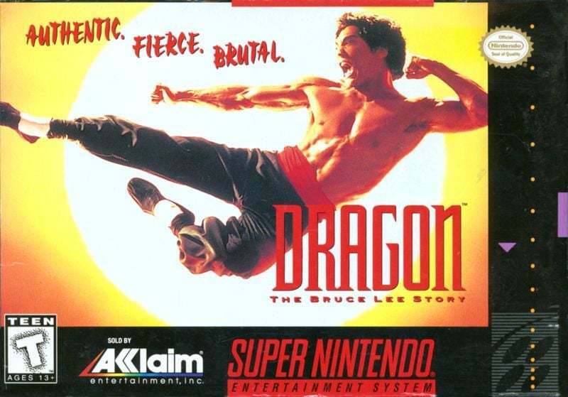 ★送料無料★北米版 スーパーファミコン SNES Dragon the Bruce Lee Story ドラゴン ブルースリーストーリー