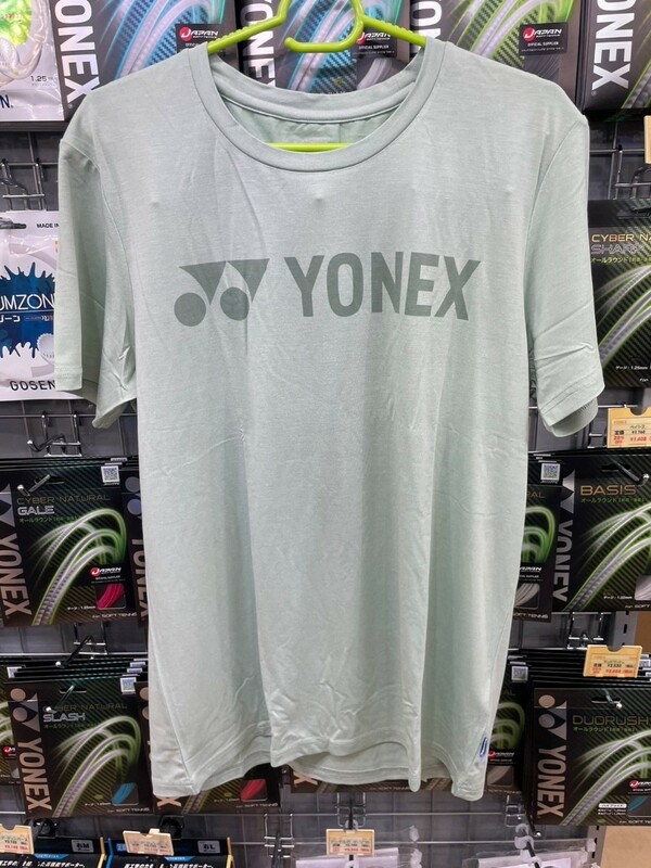 【16595（355）XO】YONEX(ヨネックス) ユニTシャツ(フィットスタイル) スモークグリーン XO 新品未使用タグ付　バドミントン テニス 