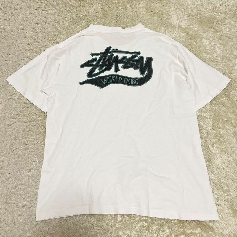 OLD STUSSY 黒タグ USA製 Tシャツ WORLD LEAGUE