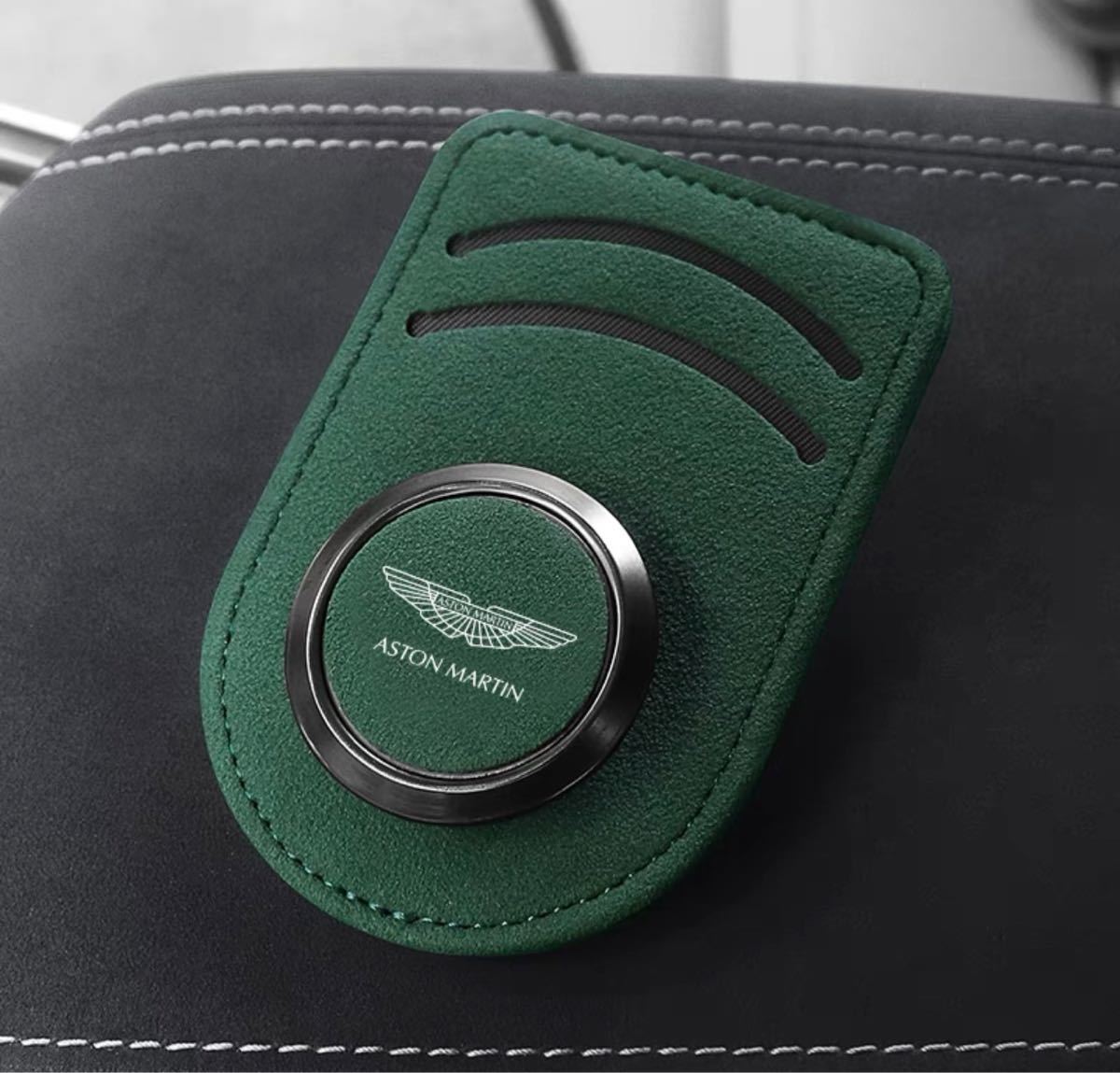 ★4色あり★ アストン　astonmartin サンバイザーホルダー　サングラス置き　バイザーカスタム　高級品質