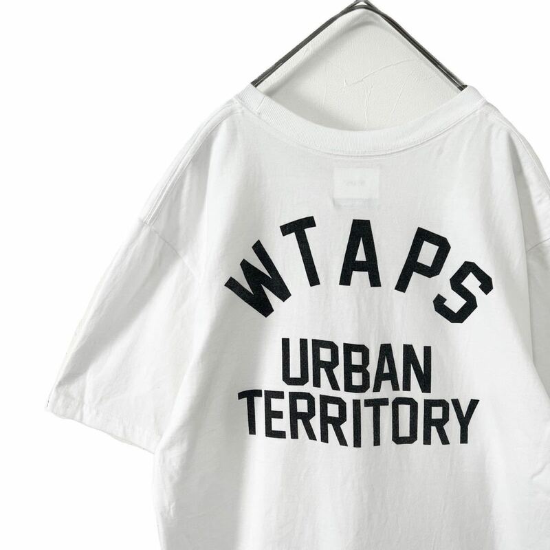 【送料無料】wtaps ダブルタップス　両面プリント　ロゴ　Tシャツ　半袖　メンズ