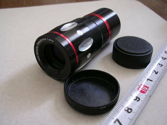 ■10x16mm 単眼鏡 ギャラリースコープ兼スマホ望遠鏡 メーカ不明 最短合焦1m程度 動作品JUNK扱い