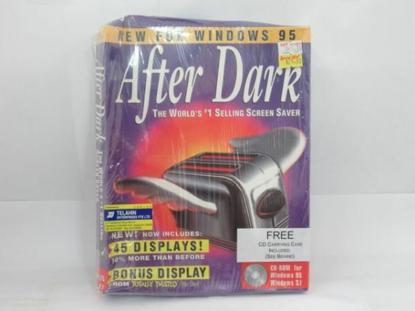 X 19-22 未開封 PCソフト Windows95 After Dark CD-ROM スクリーンセーバー CDケース付