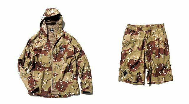 送料無料　FCRB 17AW CAMOUFLAGE PRACTICE セットアップ S 新品