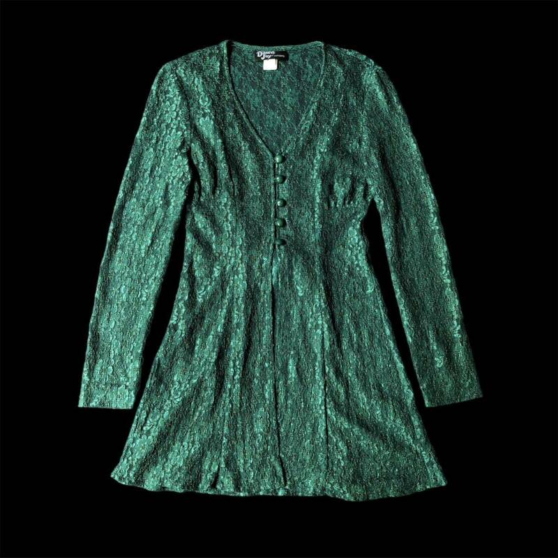 80s Dawn Joy Fashions Jacket Lace made in USA 80年代 ダウンジョイファッション レースジャケット レースシャツ アメリカ製 vintage