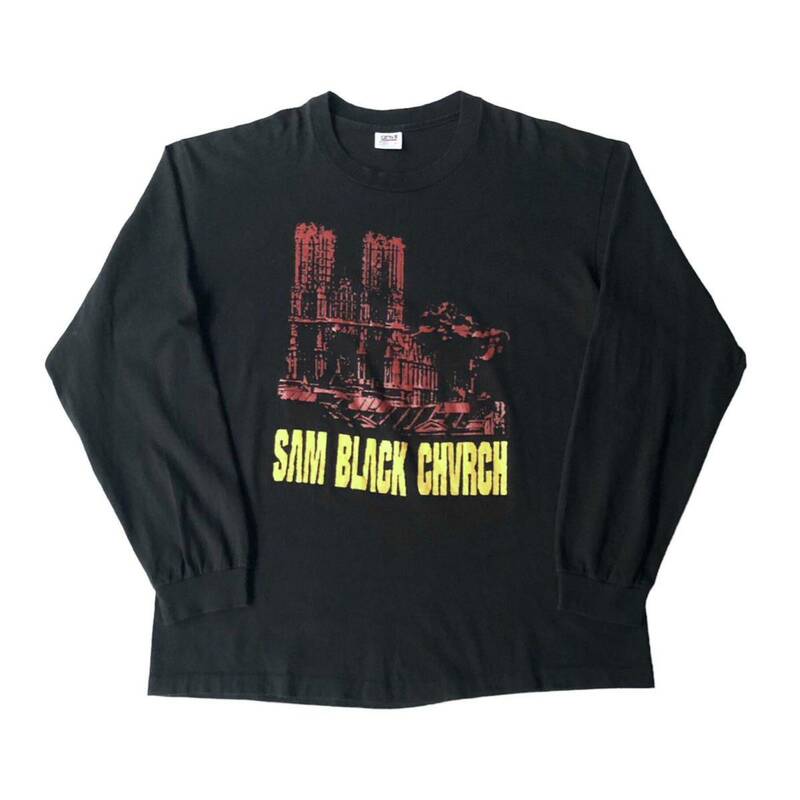 90s anvil Sam Black Church Print L/S Tee made in USA 90年代 アンビル サムブラックチャーチ ロンT 長袖 プリント Tシャツ バンT