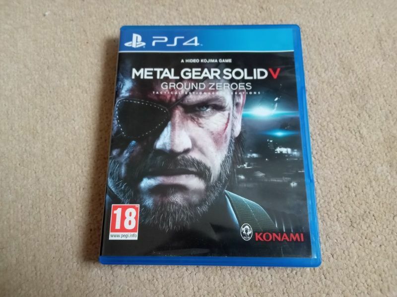 PS4 メタルギアソリッド 5 グラウンド・ゼロズ METAL GEAR SOLID GROUND ZEROES　海外版　中古