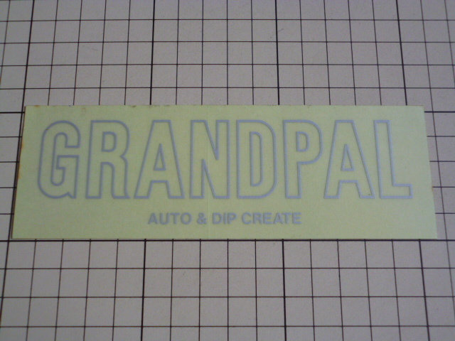 GRANDPAL AUTO & DIP CREATE ステッカー (155×52mm)