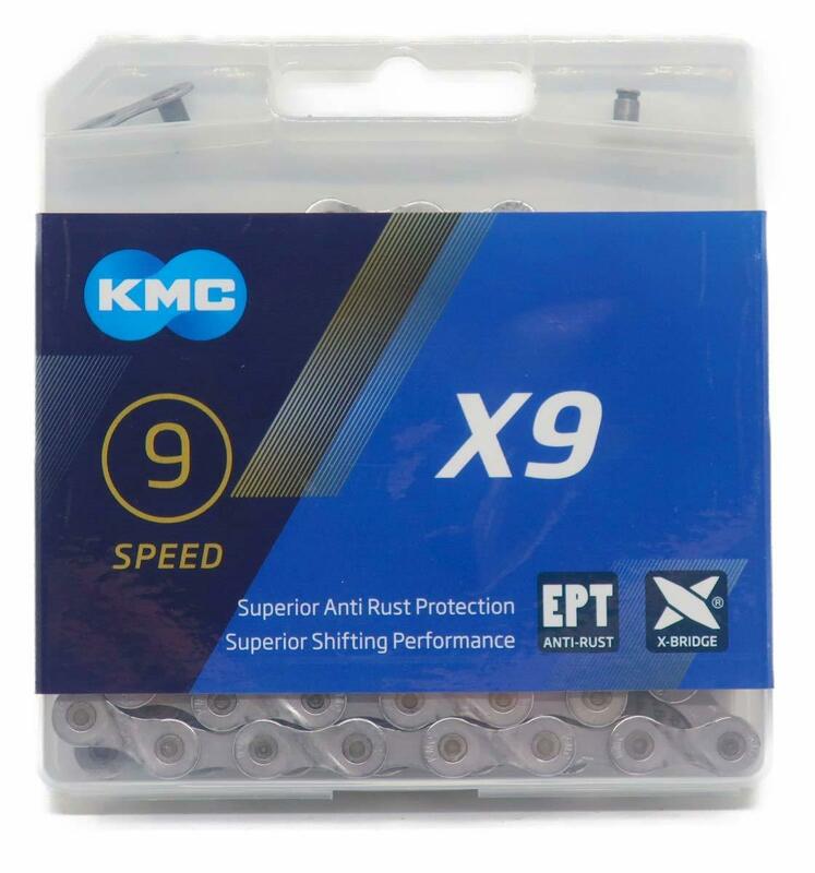 ケイエムシー KMC X9 チェーン 9S 9速 9スピード用 114Links EPT ANTI RUST 自転車