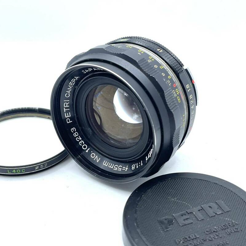 #949 ★実用品★ ペトリ PETRI C.C Auto 55mm F1.8 ペトリマウント 単焦点レンズ