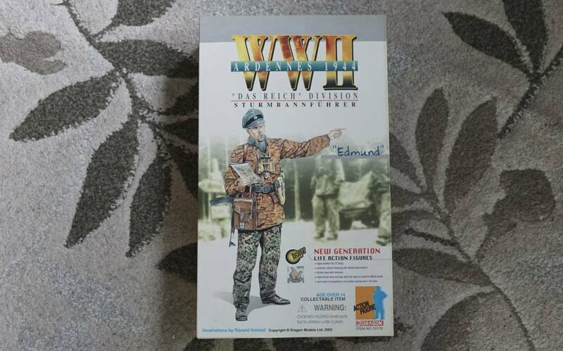 未開封新品/入手困難DRAGONドラゴン限定/German WW2 ARDENNES 1944 DAS REICH DIVISION STURMBANNFUHRER/アルデンヌダスライヒ師団DID3R