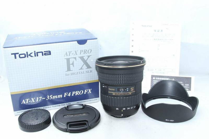 極上品☆トキナー Tokina AT-X 17-35mm F4 PRO FX ニコン用 付属多数♪
