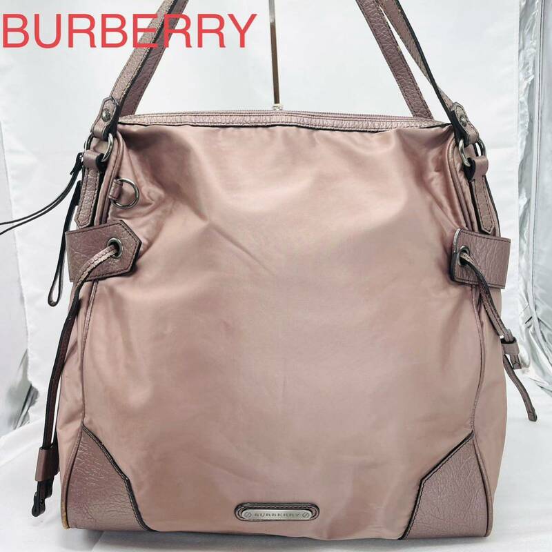 希少　BURBERRY バーバリー　バナーバッグ トートバッグ ノバチェック　