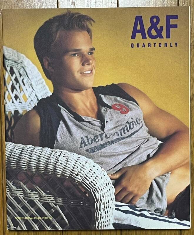 “ブルース・ウェーバー A&F Quarterly SPRING BREAK 2003 アバクロカタログ Abercrombie & Fitch”