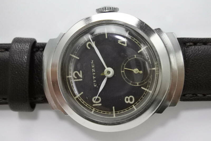 ☆稀少モデル1940～1950年頃 シチズン CITIZEN スモールセコンド 手巻き紳士腕時計 中古逸品