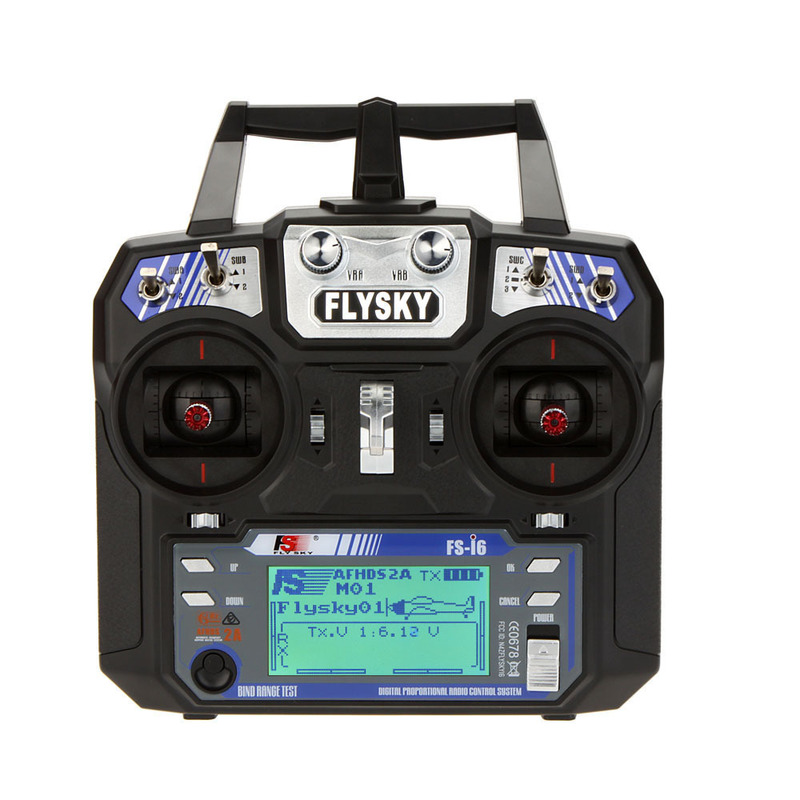 Flysky FS-i6 AFHDS 2A FS-iA6受信機モード2を備えたRCヘリコプター用の2.4GHz 6CH無線システム送信機